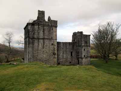 photograph of Carnassery castle